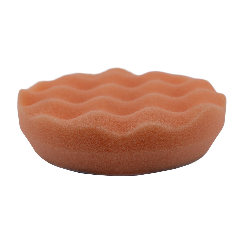 3.75" Orange Waffle Buffing Pad