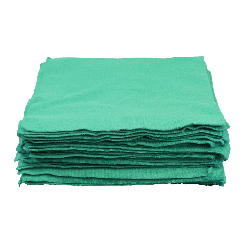 Edgeless Microfiber Towels 16" x 16" 25 Pack - 4 Colors Available