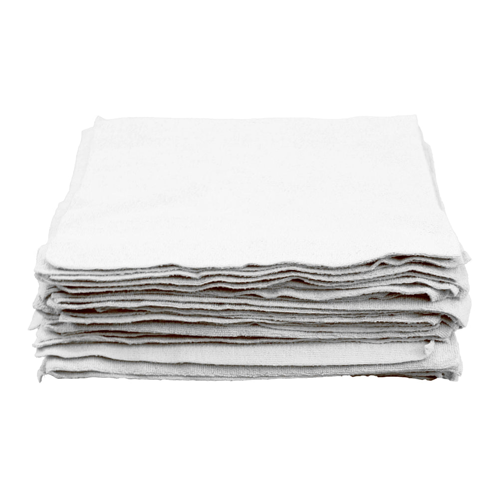 Edgeless Microfiber Towels 16" x 16" 25 Pack - 4 Colors Available